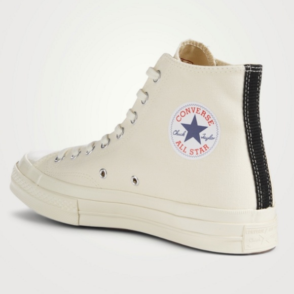 CONVERSE X CDG PLAY Chuck Taylor '70 High-Top Sneakers - Picture 3 of 7